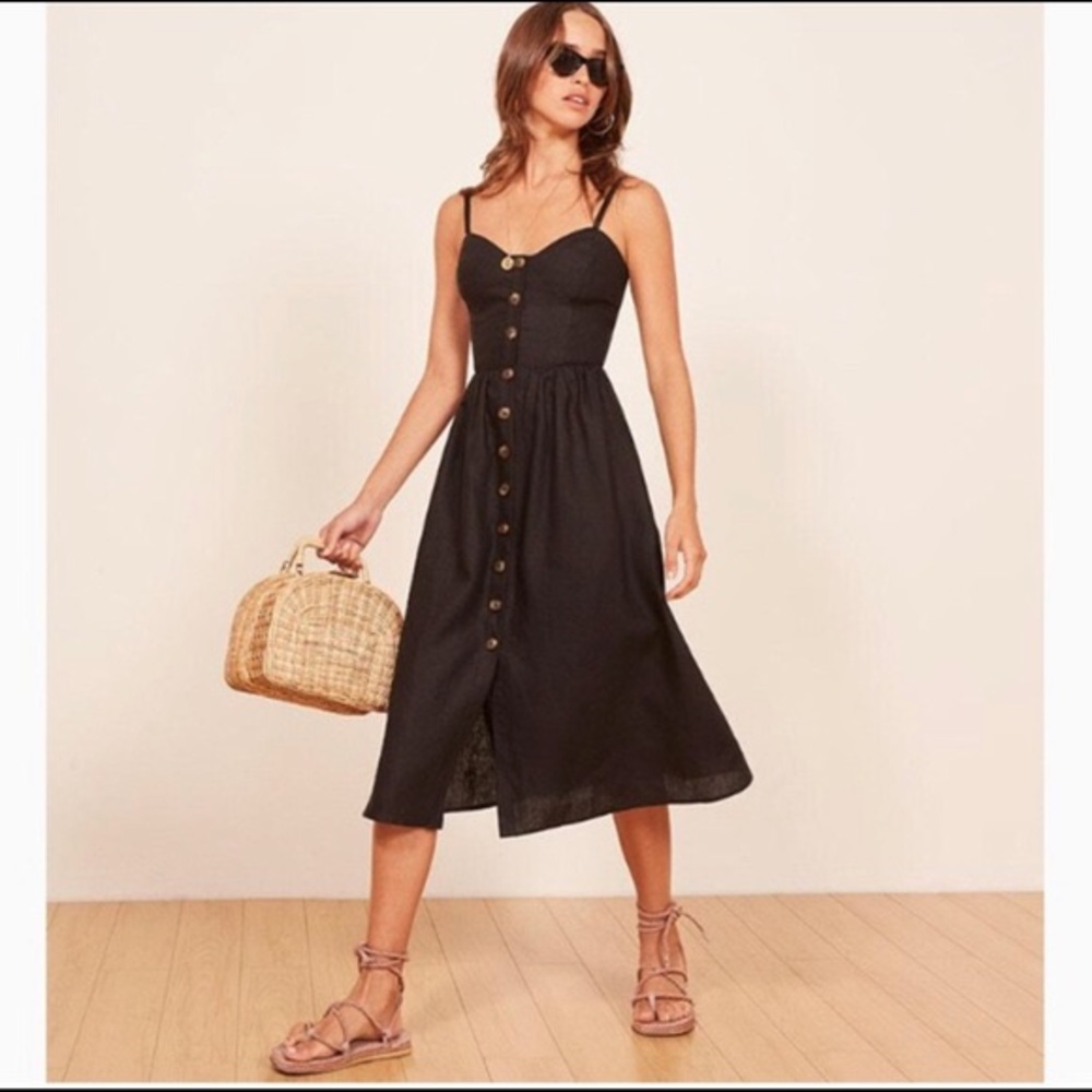 NWT | Reformation Thelma Midi  Dress | Petite |